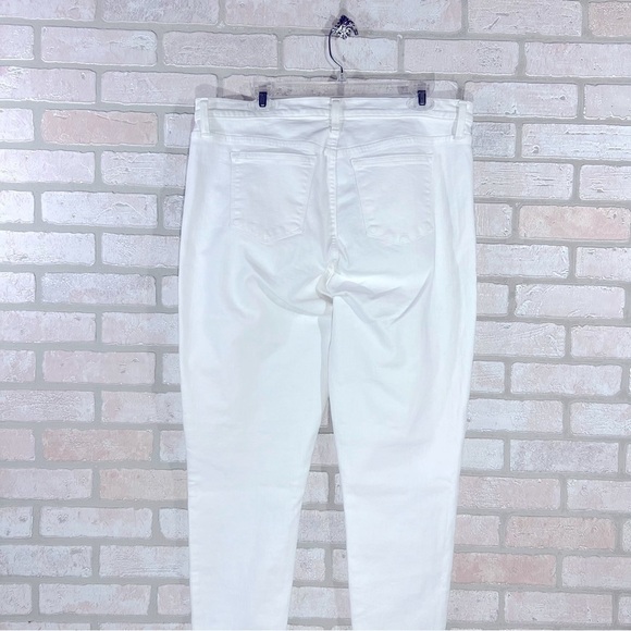 J. Crew NWT High Rise Toothpick Skinny Jeans in White Size 35T - Picture 7 of 11